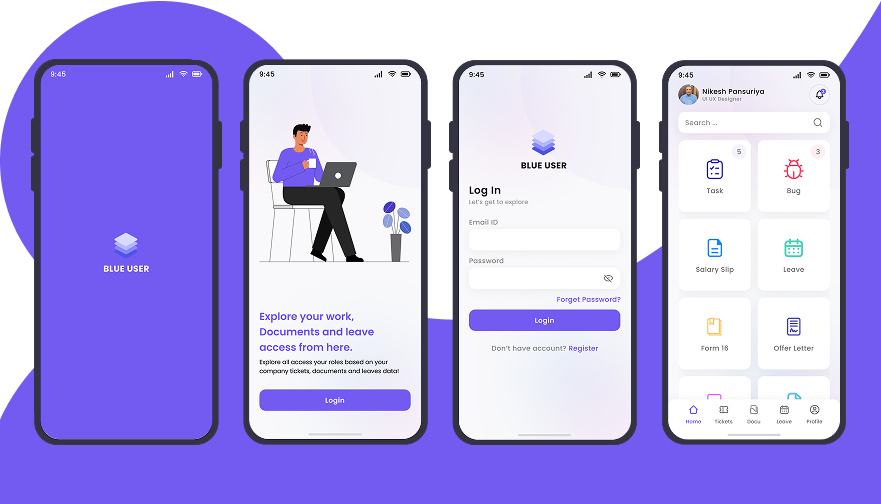 Blue User App